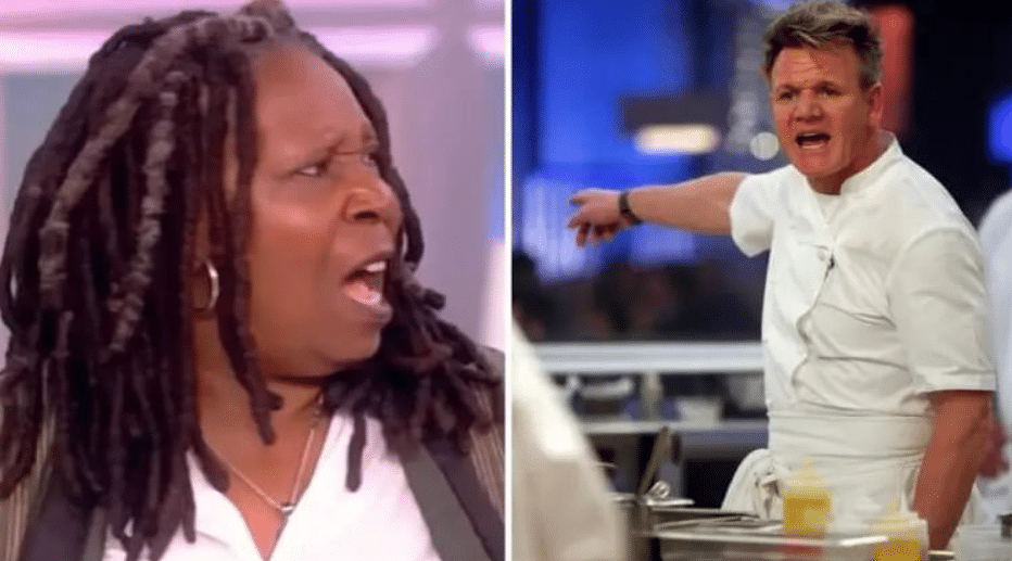 Just In: Gordon Ramsay Throws Whoopi Goldberg Out Of His Restaurant, Bans Her For Life